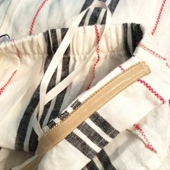 BCBGeneration Linen Blend Top White Size XXS - Picture 8 of 14